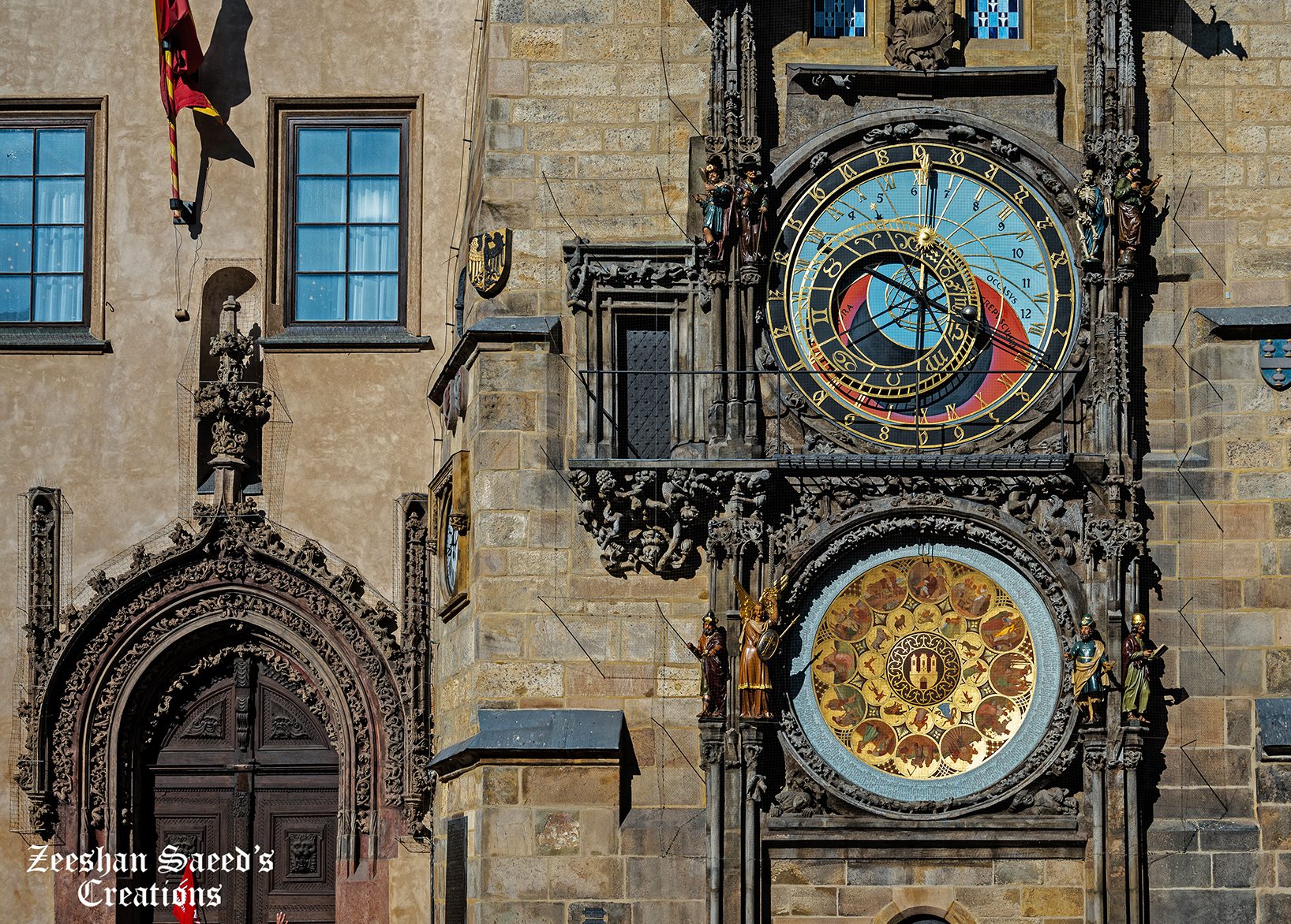 Prague Astronomical Clock in the Old Town