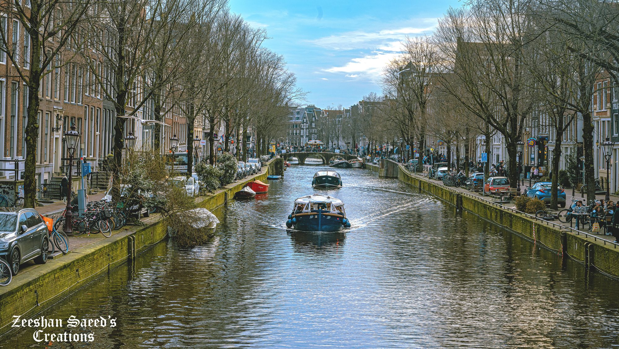 A canal in Amsterdam