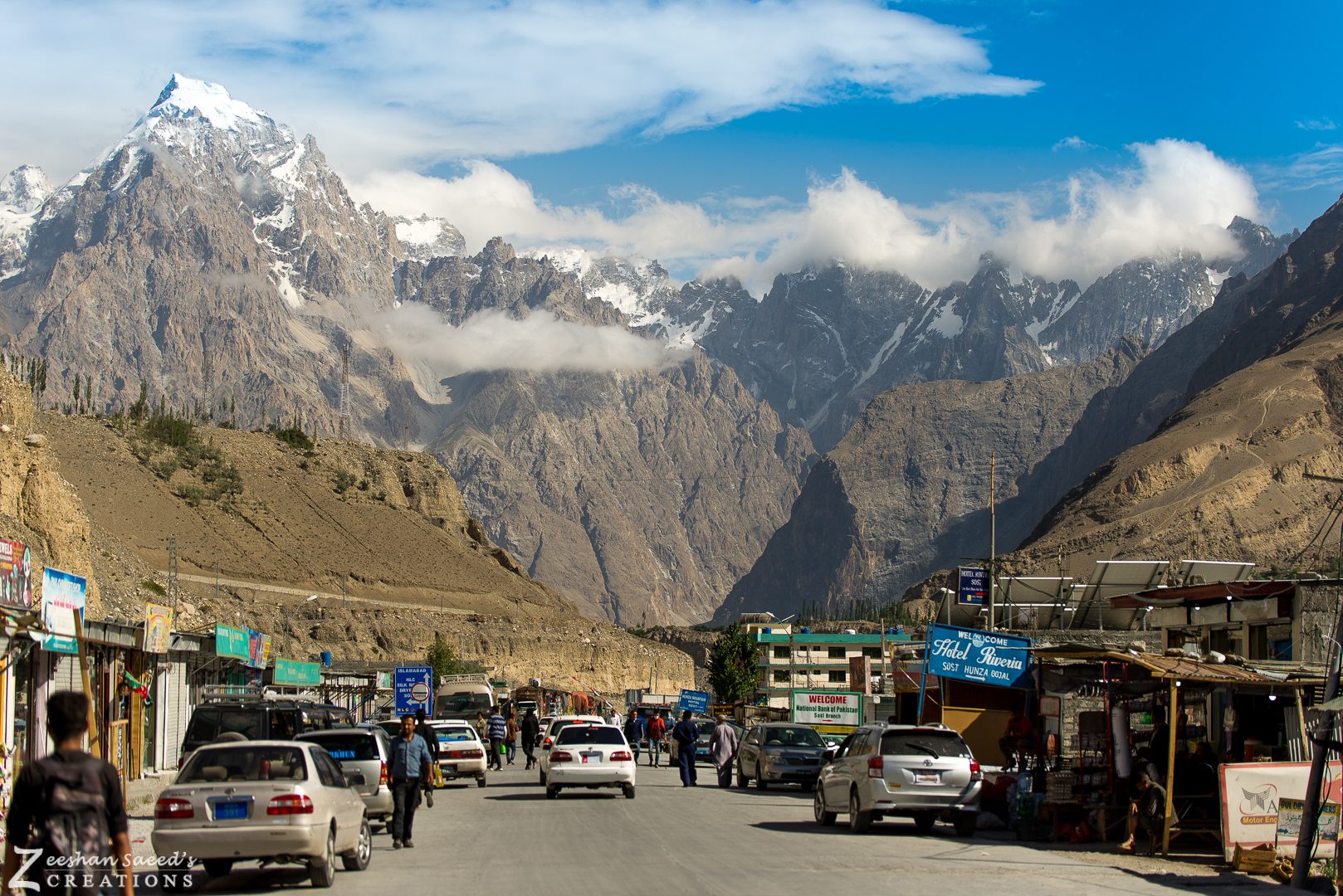 Town of Sost in Northern Pakistan