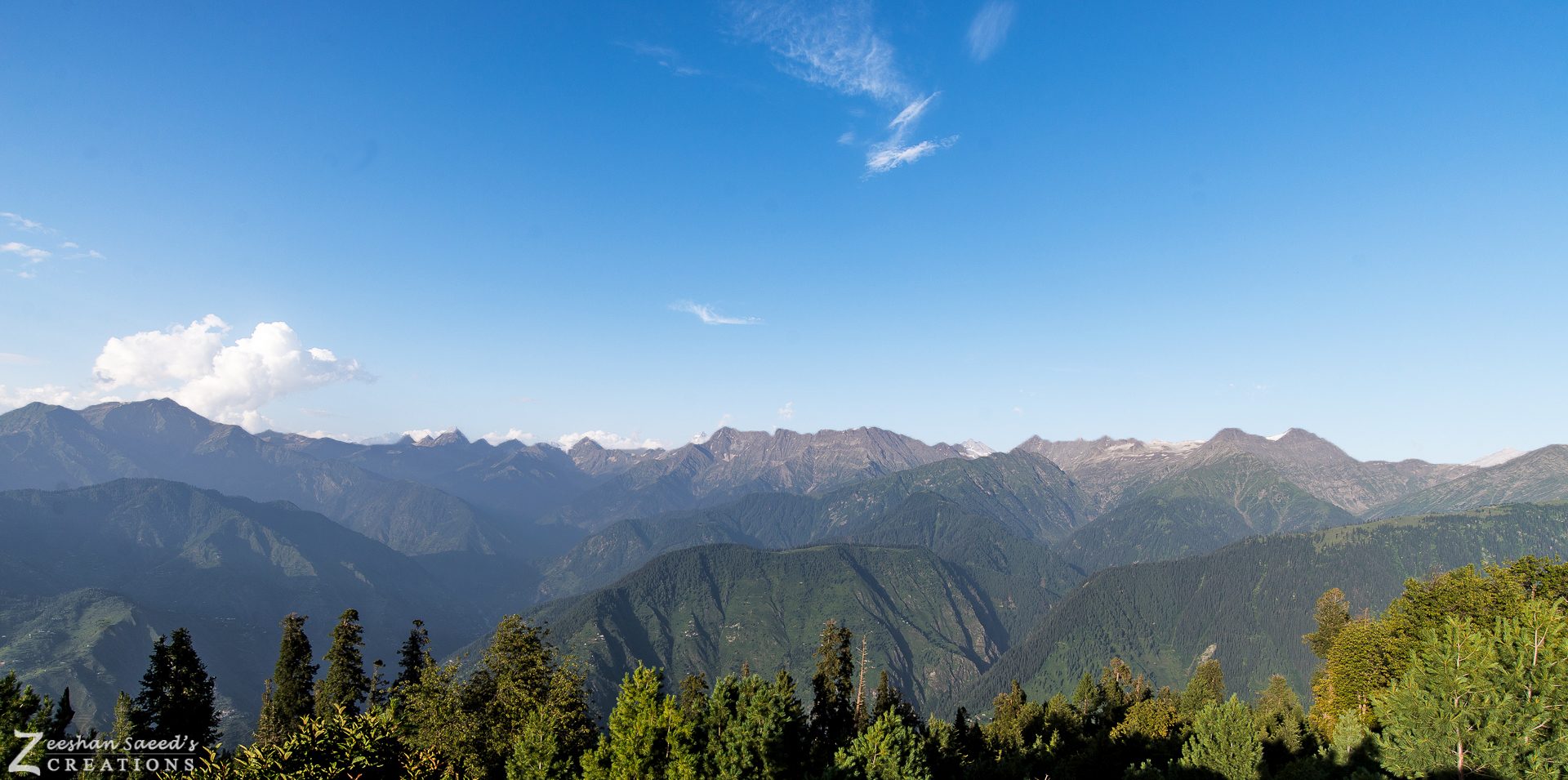 View from top of Paye Meadows