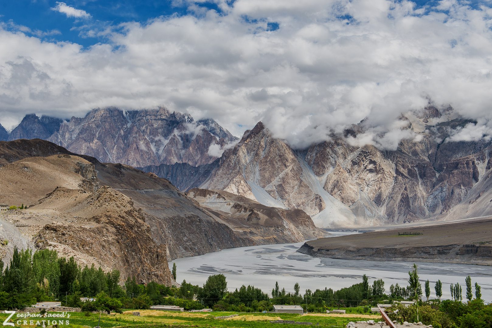 View of Passu Cones