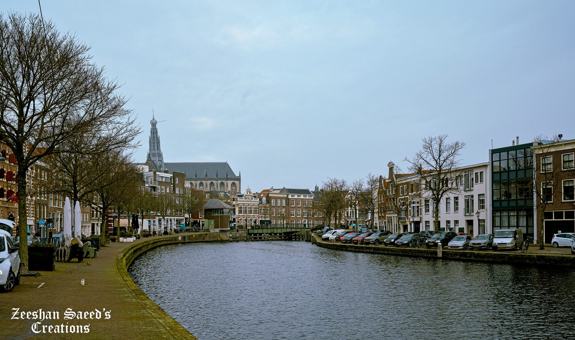 Spaarne River in Haarlem
