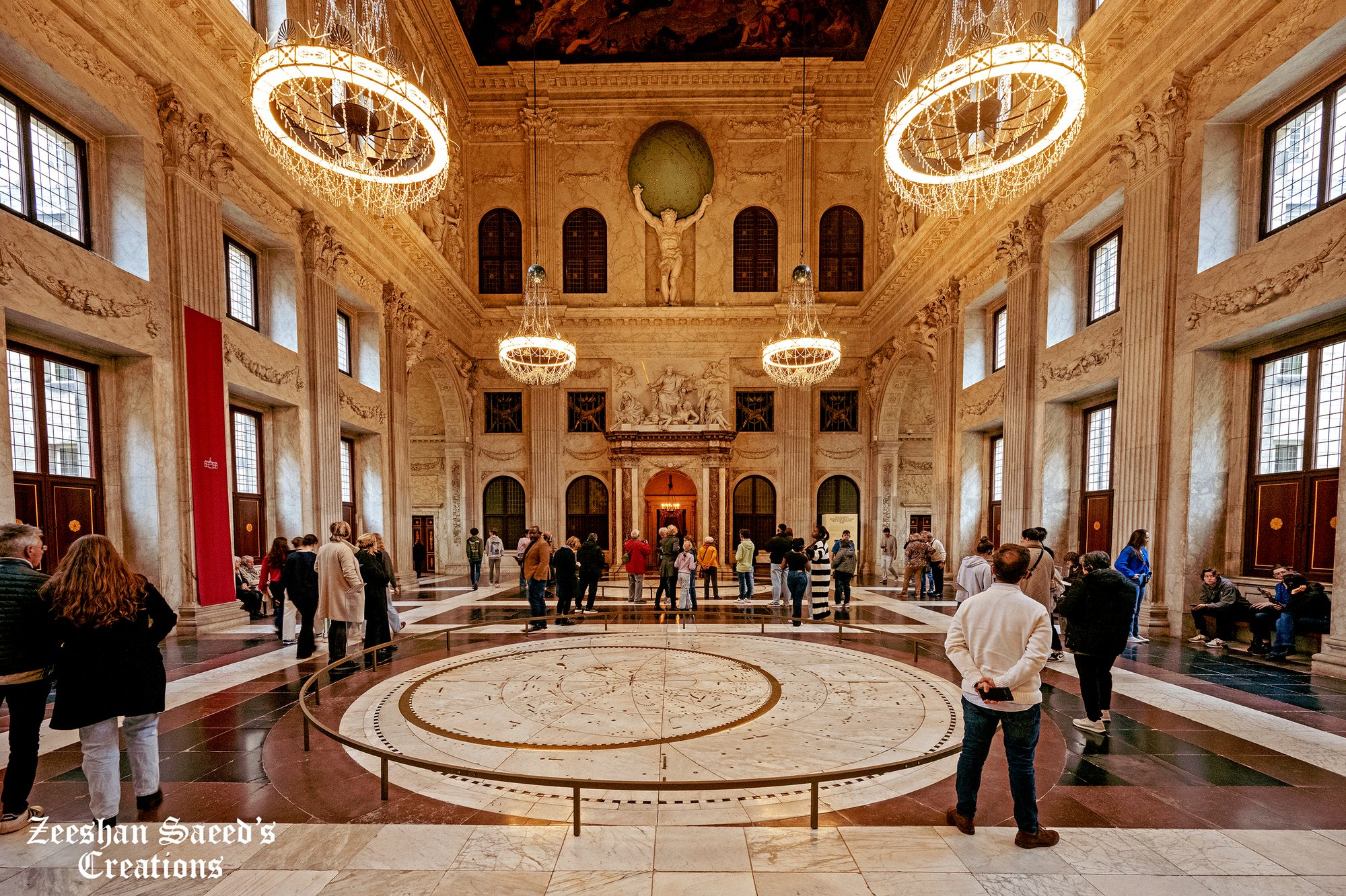 Inside Royal Palace Amsterdam