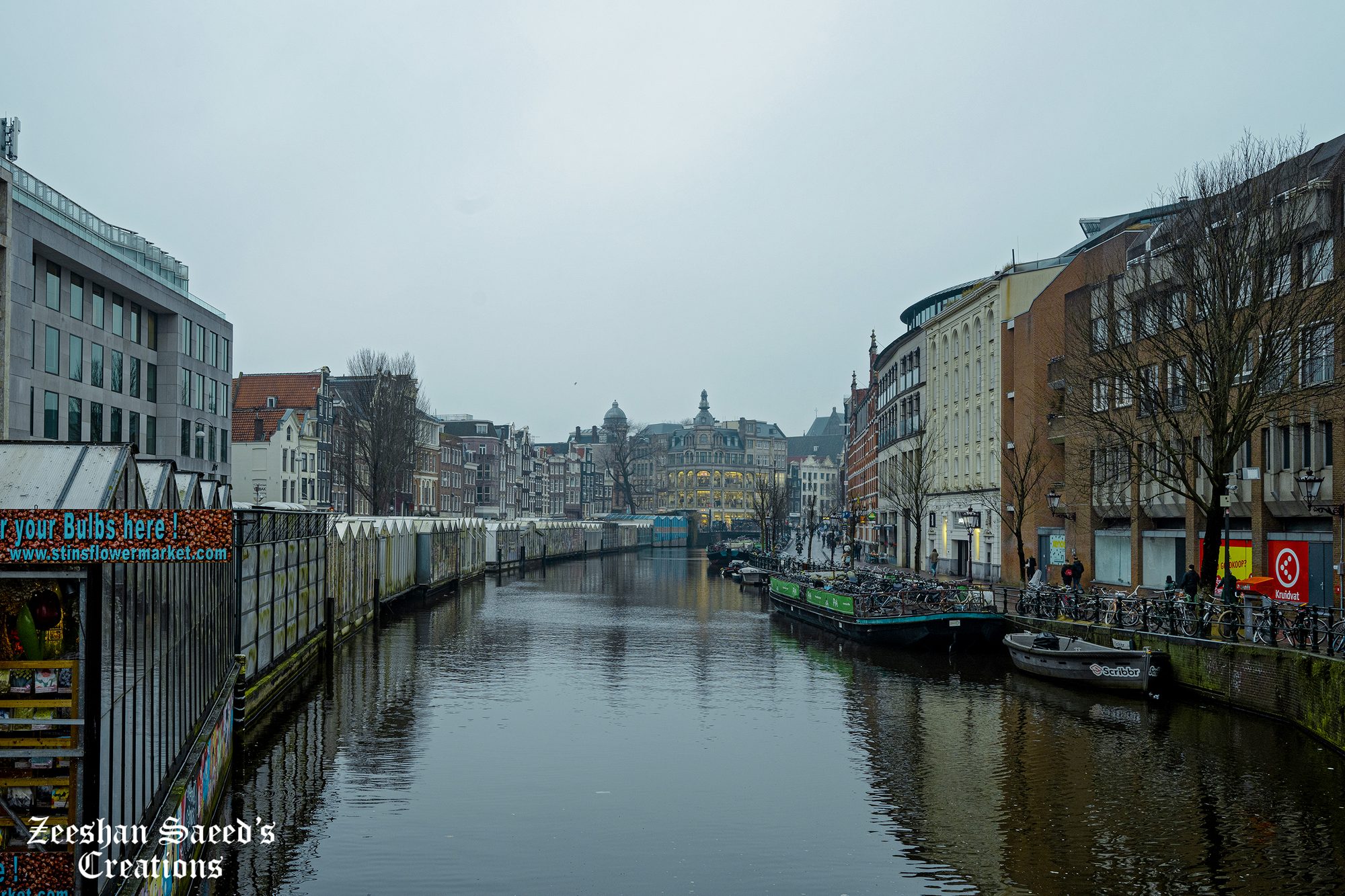 Floating Flower Market in Amsterdam