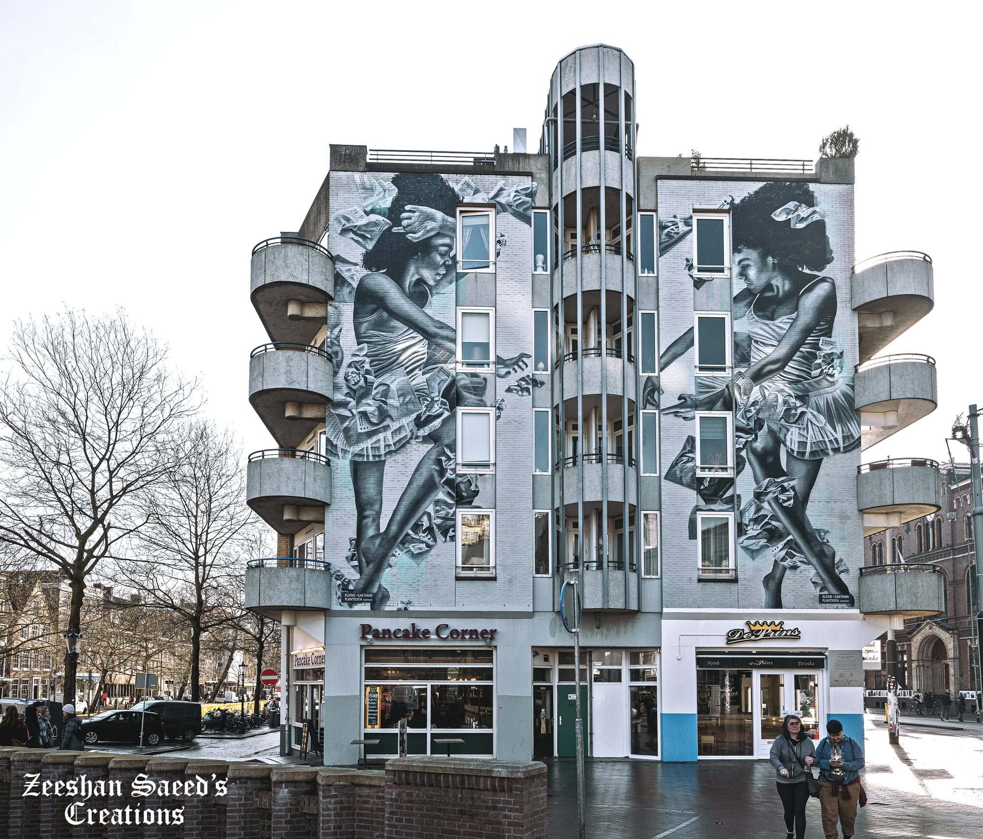 Diversity in Bureaucracy mural by street artist JDL