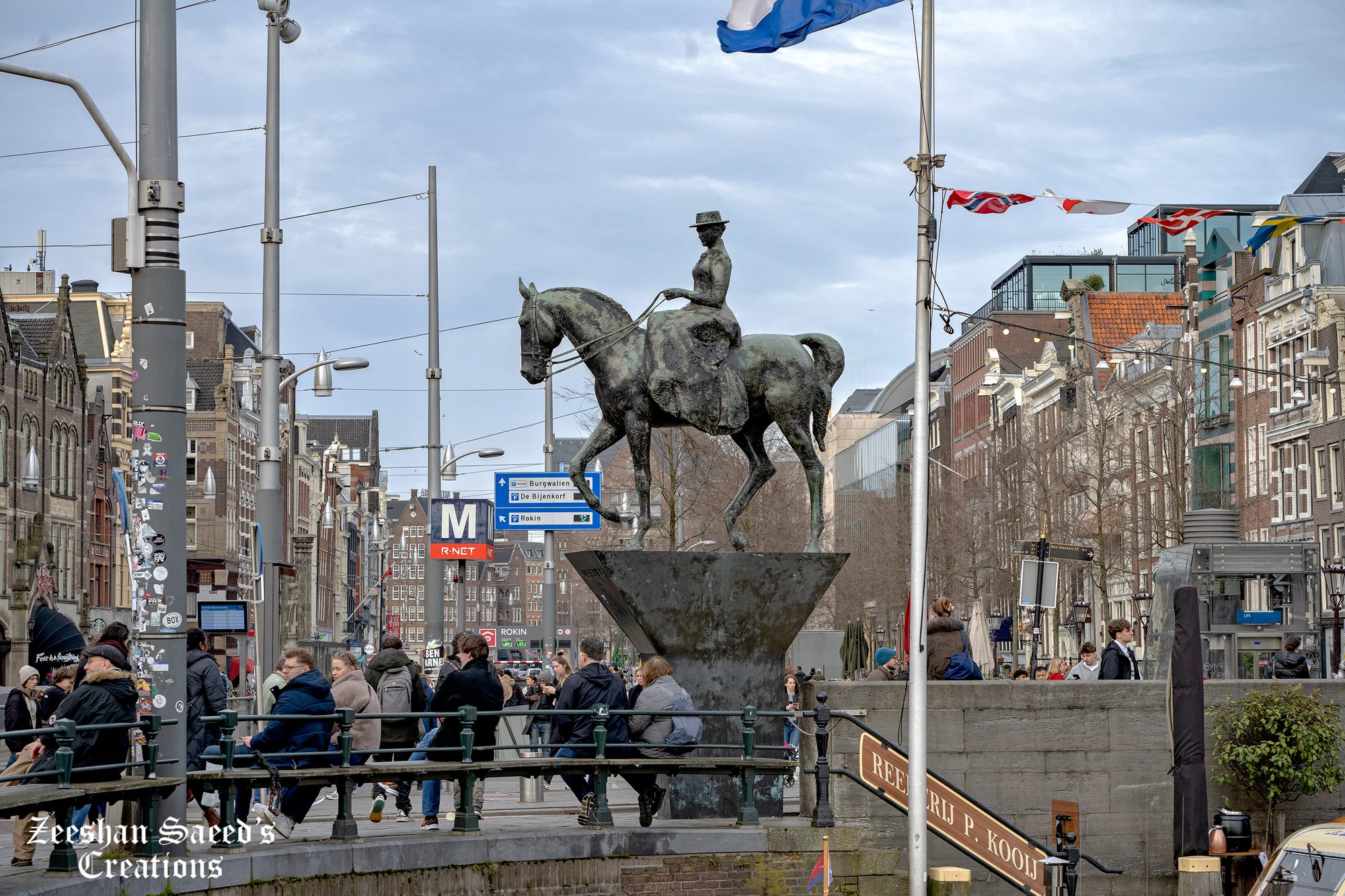 Equestrian Statue of Queen Wilhelmina