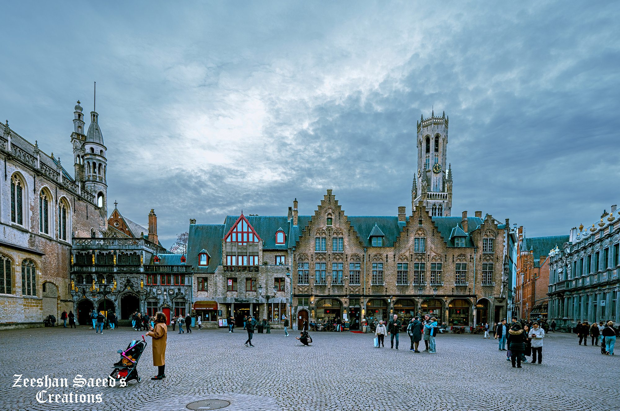 Basilica of the Holy Blood viewed from De Burg square