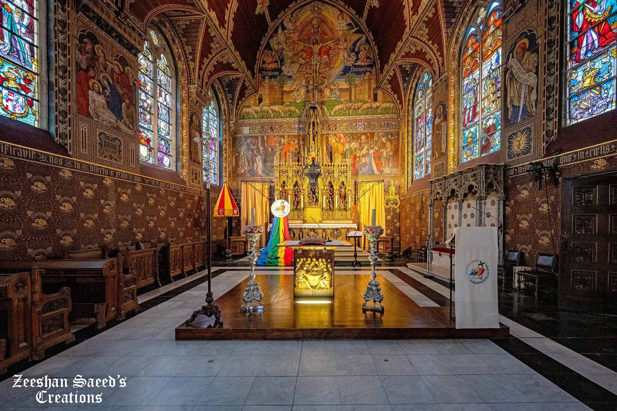 Inside Basilica of the Holy Blood
