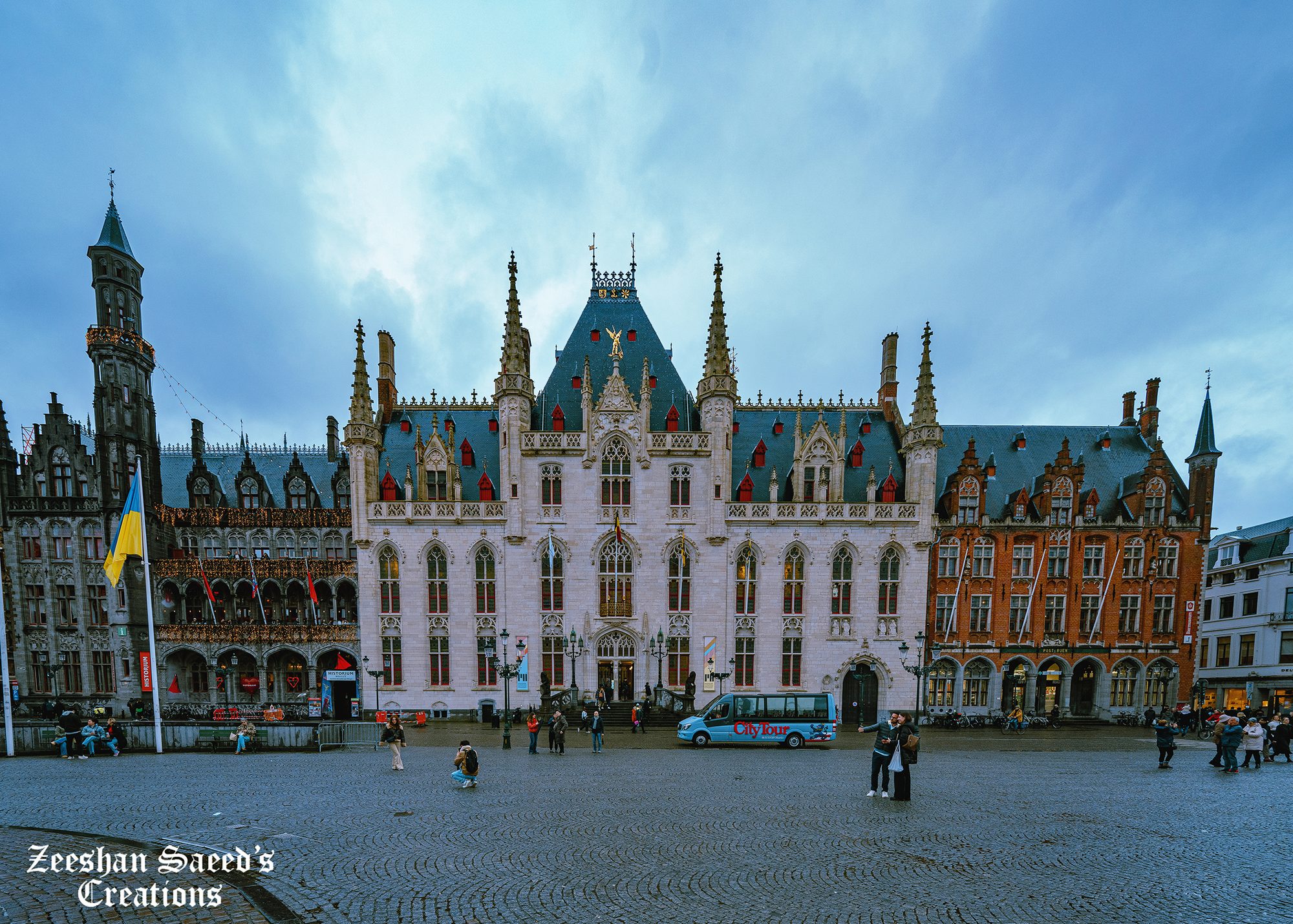 Provincial Court on the Market Square in Bruges