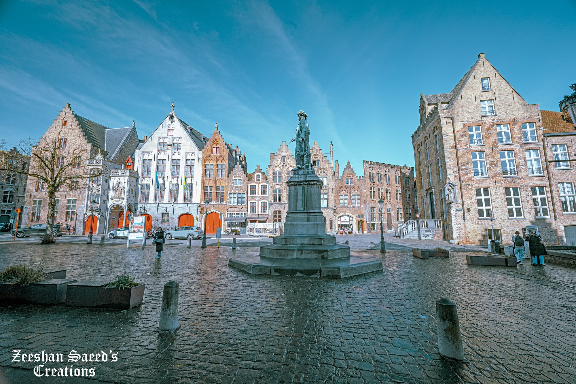 Jan van Eyck Square in Bruges