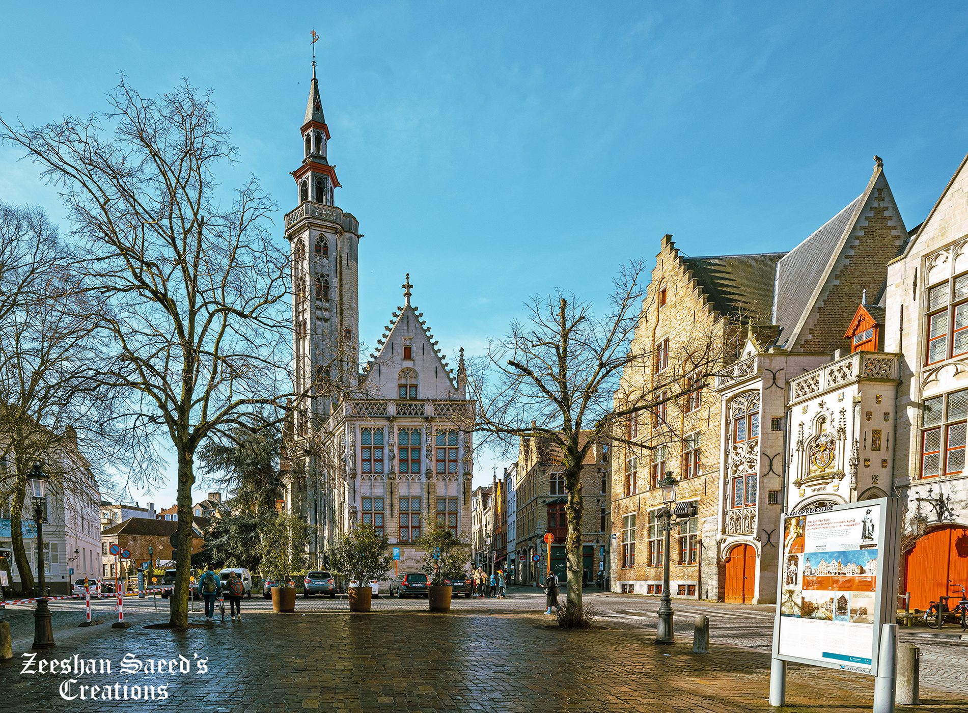 Jan van Eyck Square in Bruges