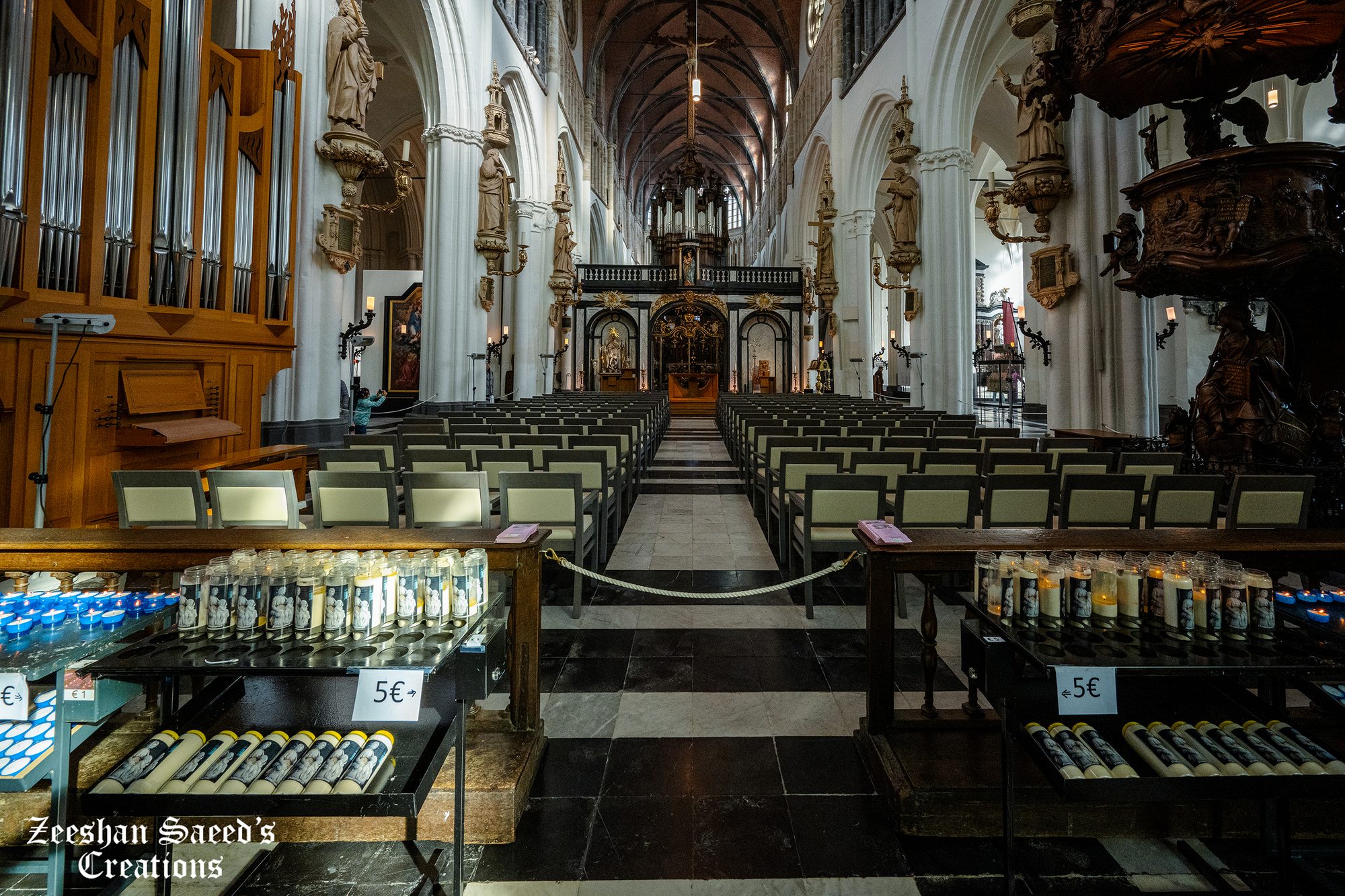 Interior of the Church of Our Lady