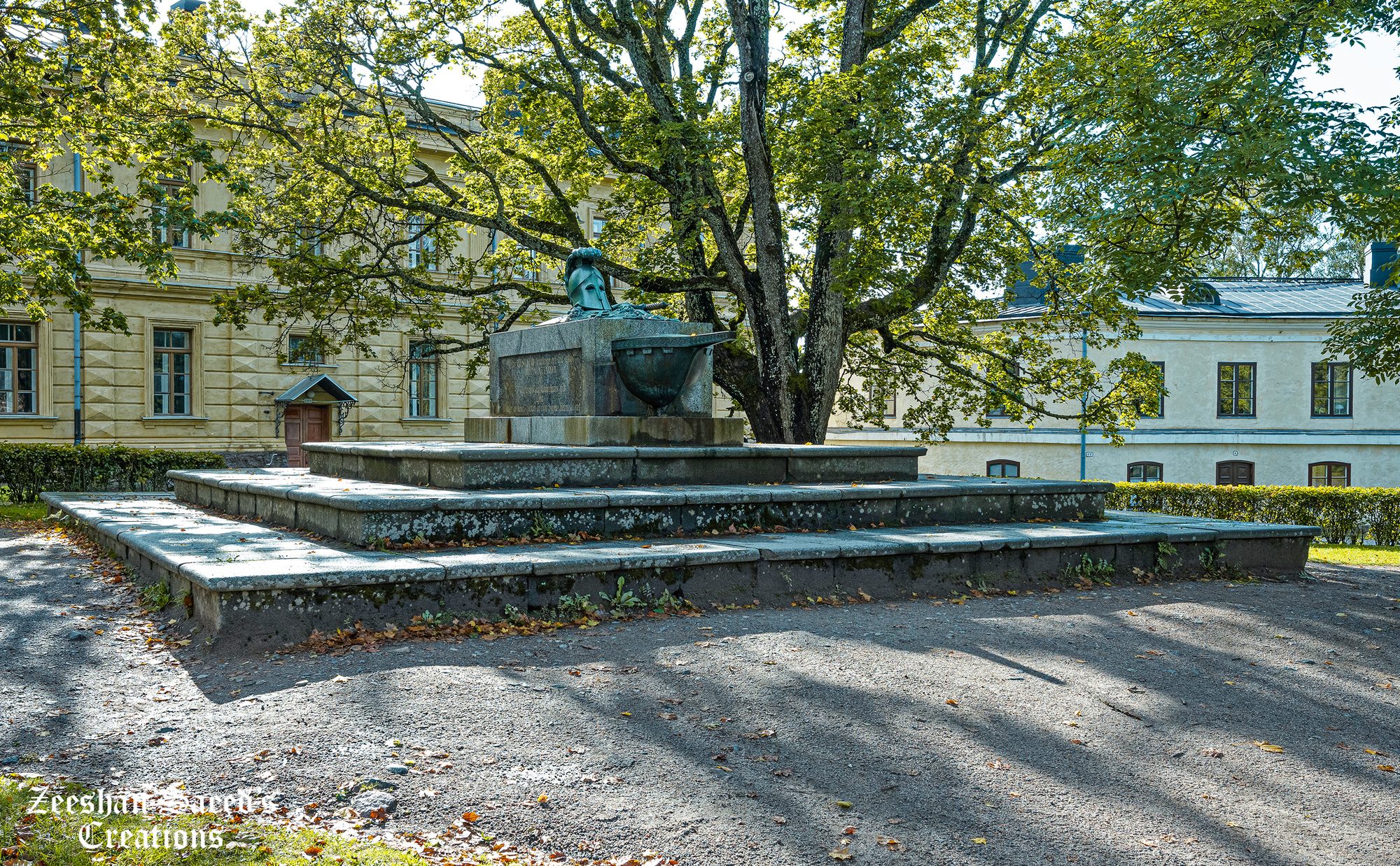 Ehrensvärd's tomb in the Great Courtyard, Suomenlinna