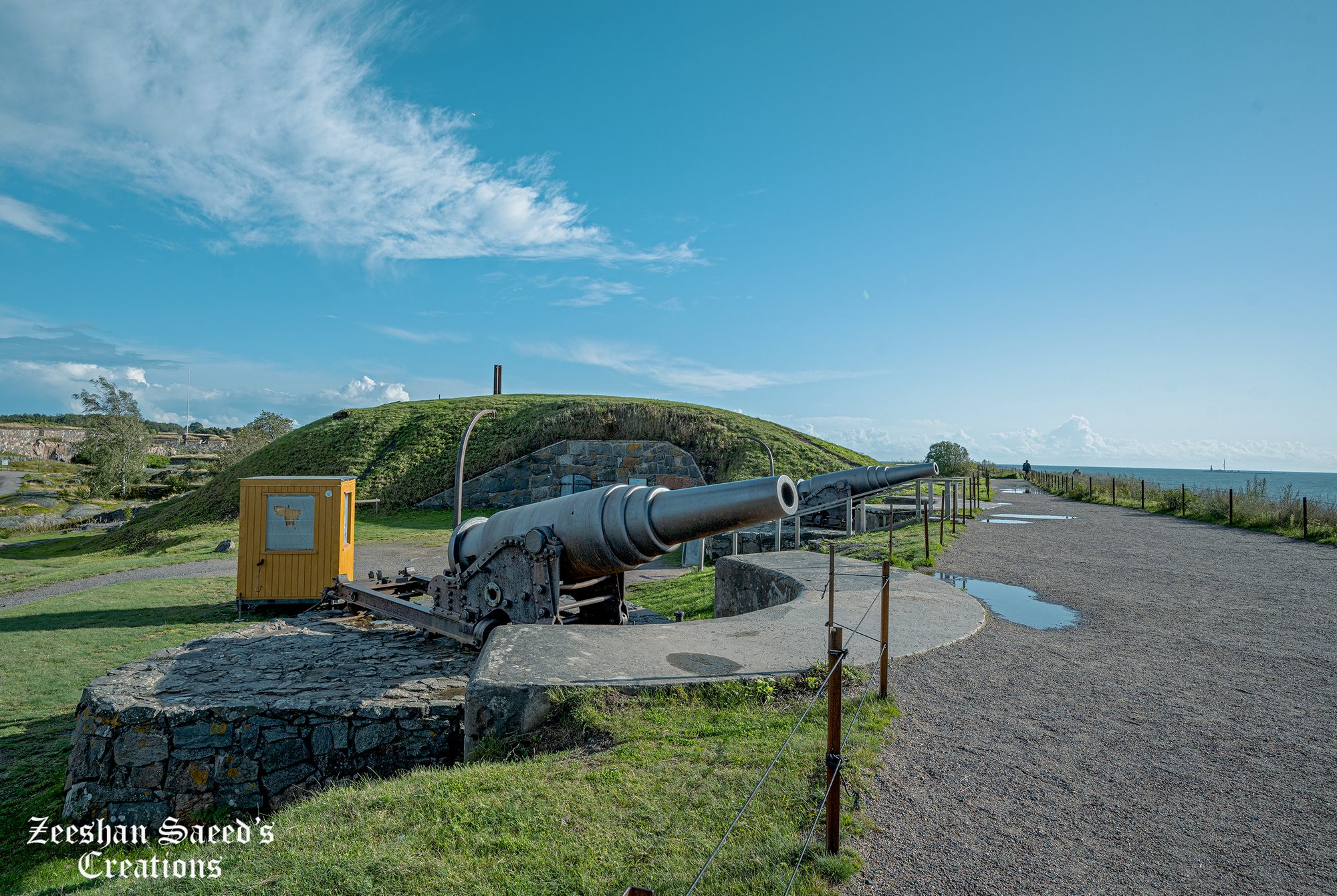 Coastal artillery gun at Kustaanmiekka, Suomenlinna