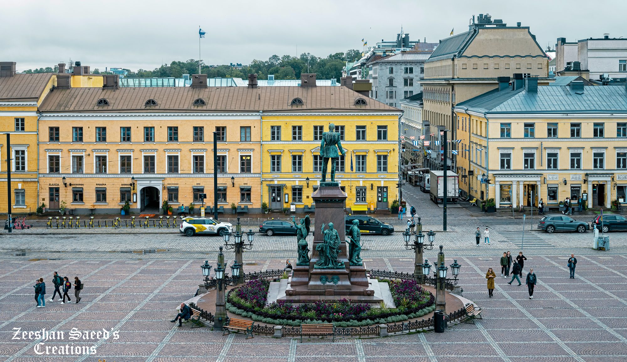 Senate Square from the Cathedral steps