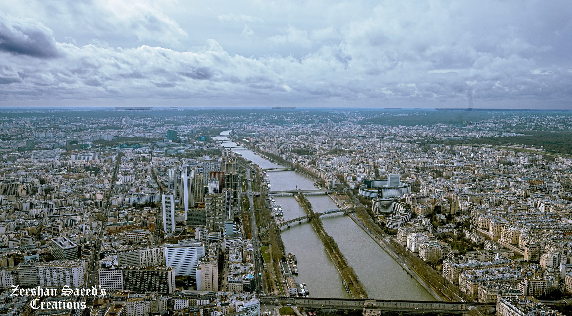 View of Paris from Eiffel Tower