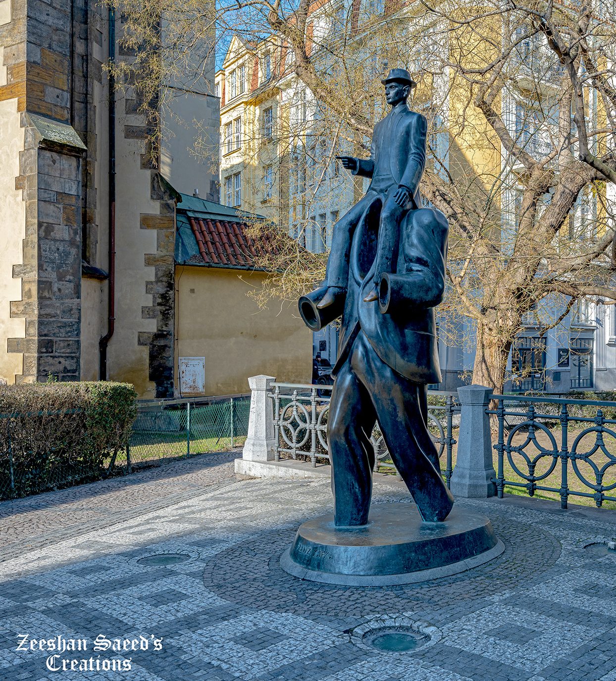 Statue of Franz Kafka