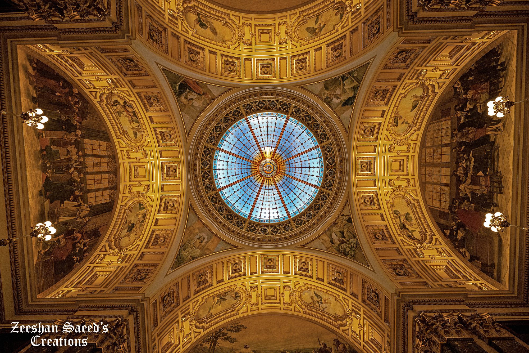 Interior of National Museum Prague