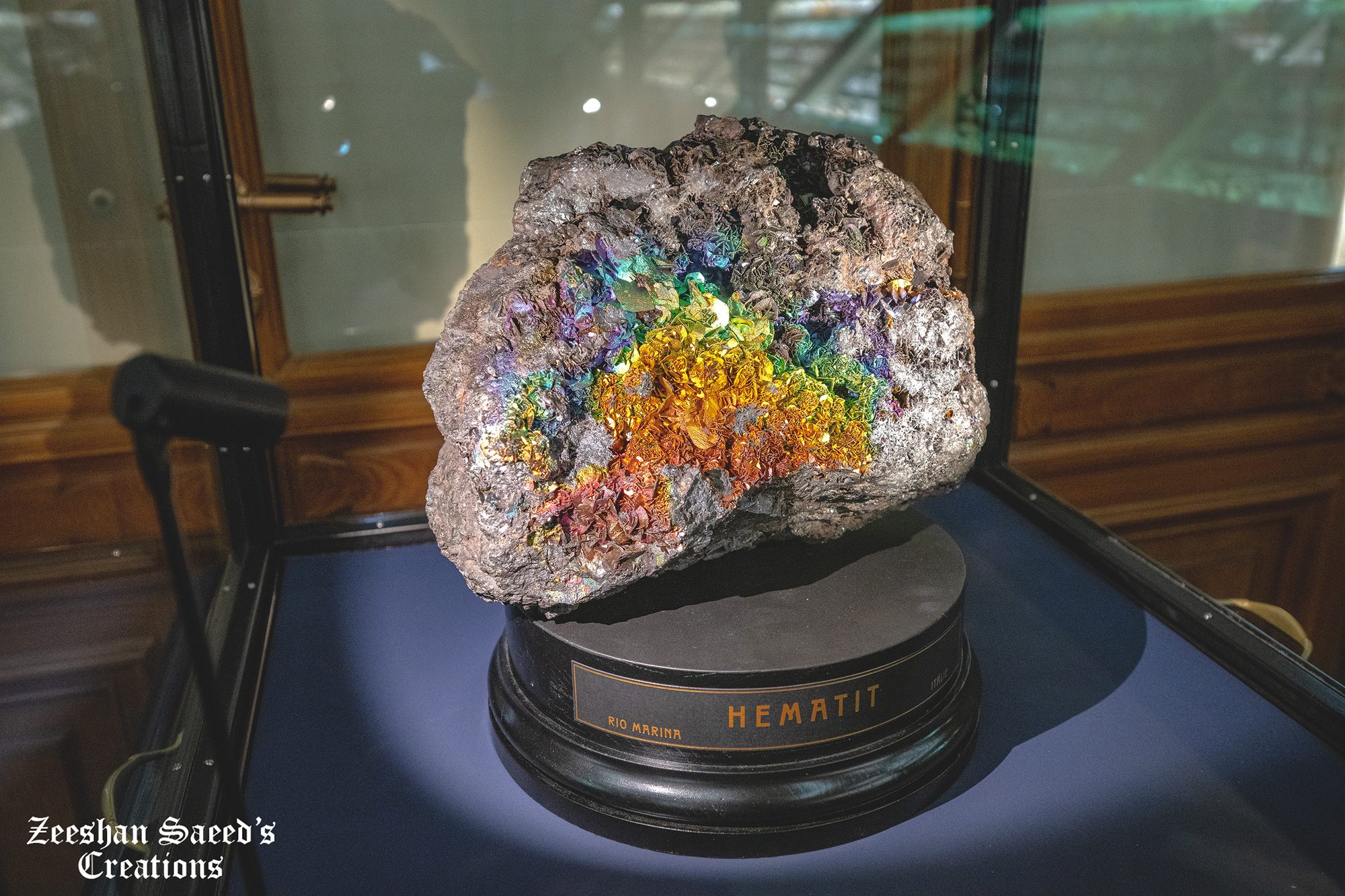 Hematite inside National Museum Prague