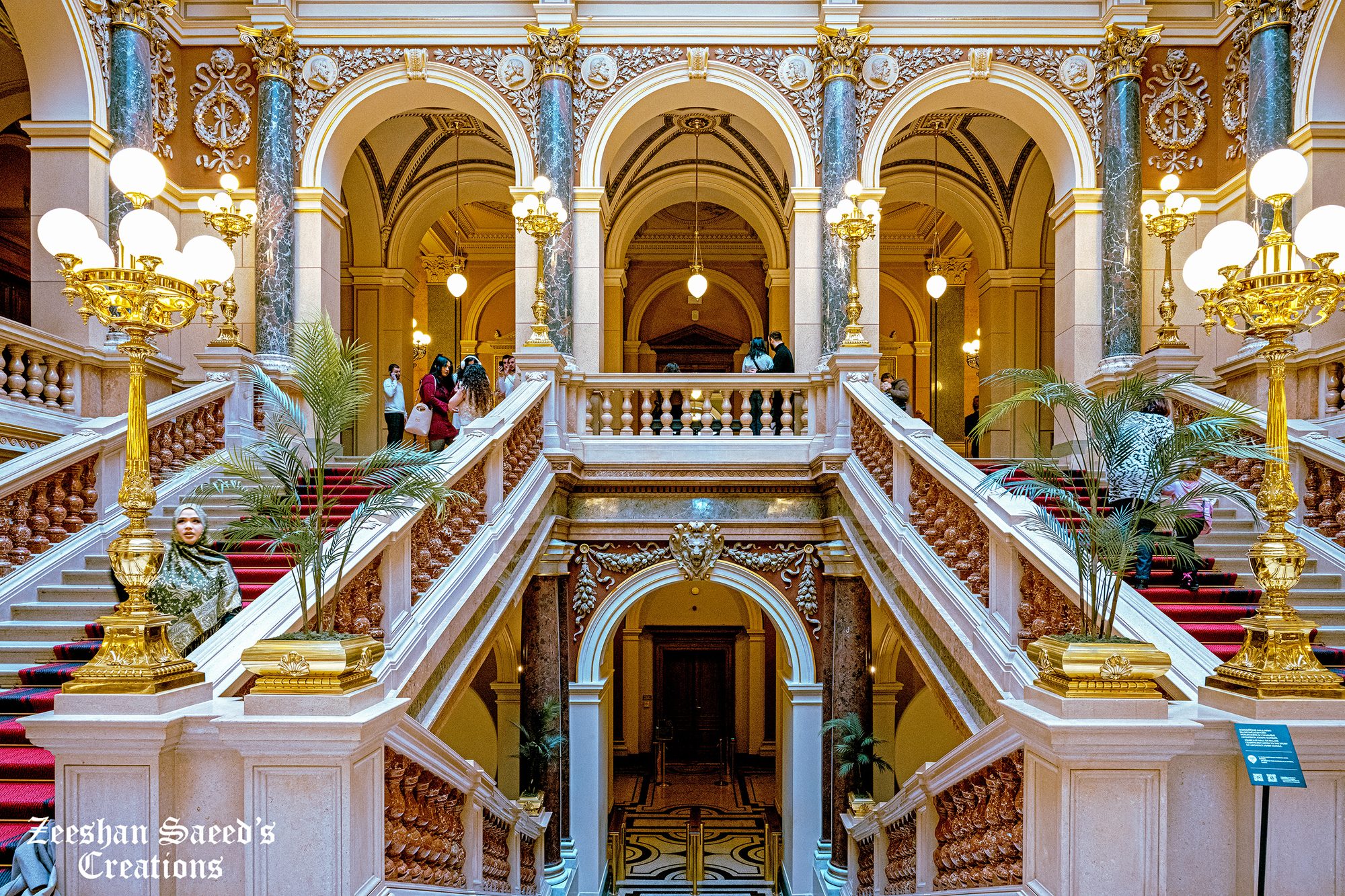 Interior of National Museum Prague