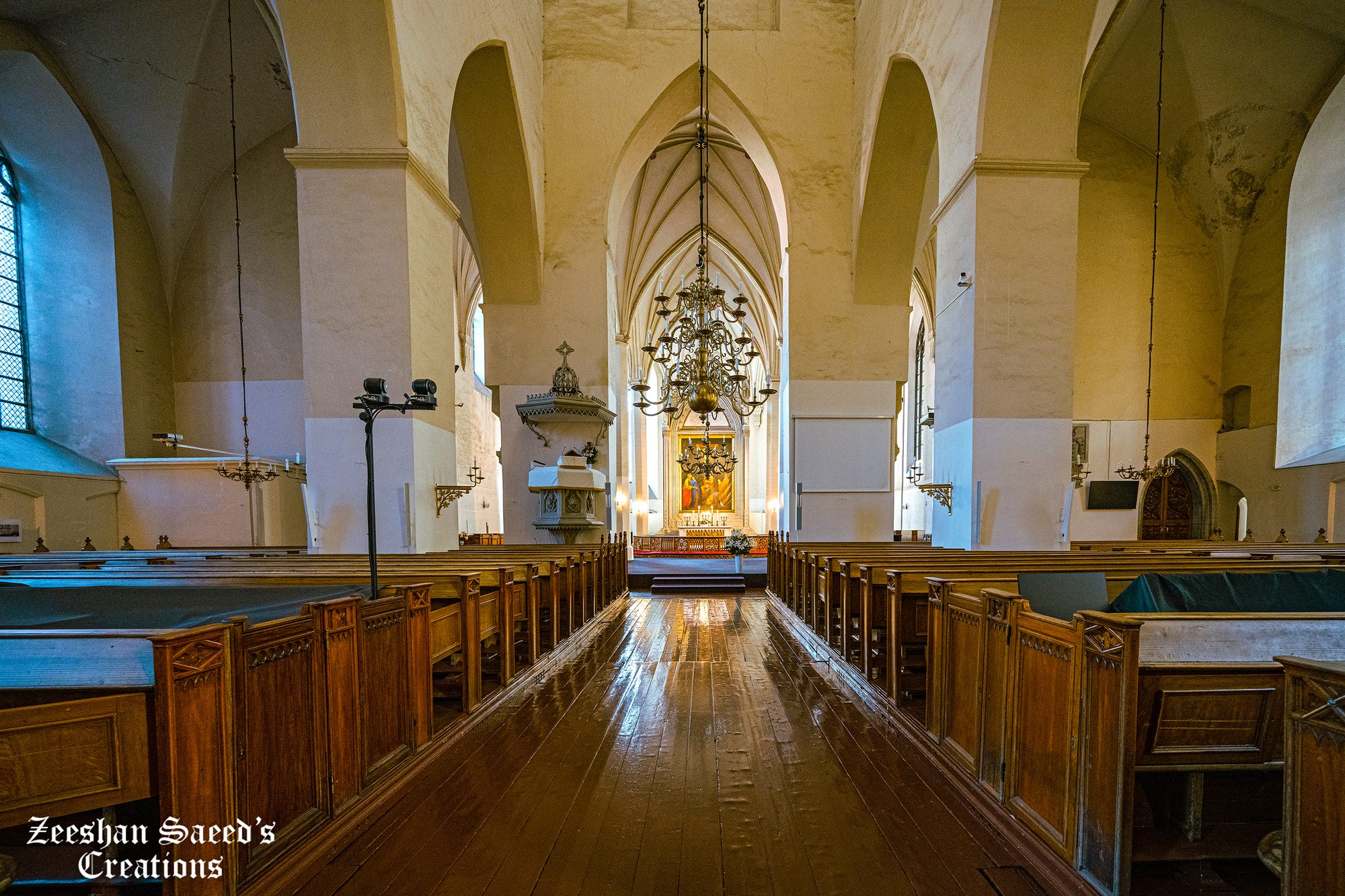 Inside St. Olaf's Church