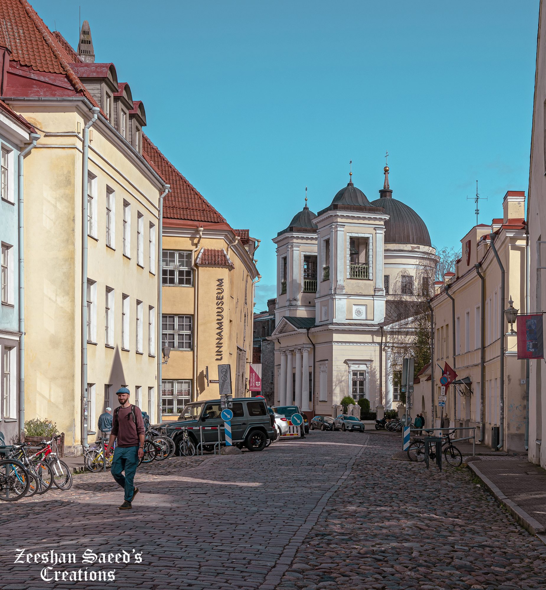 Vene Street, with the City Museum and St. Nicholas Orthodox Church