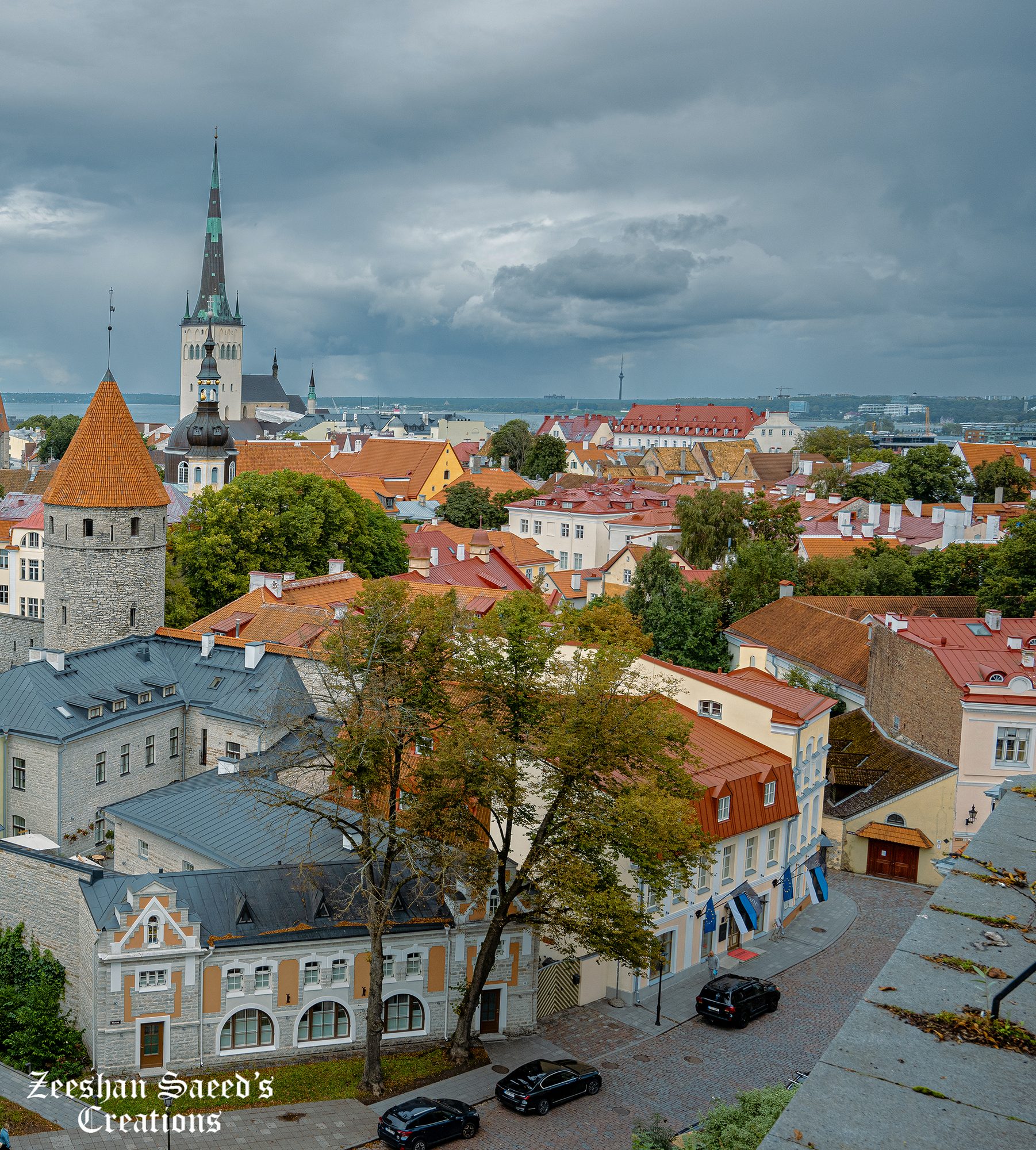 View over the Old Town to St. Olaf's spire