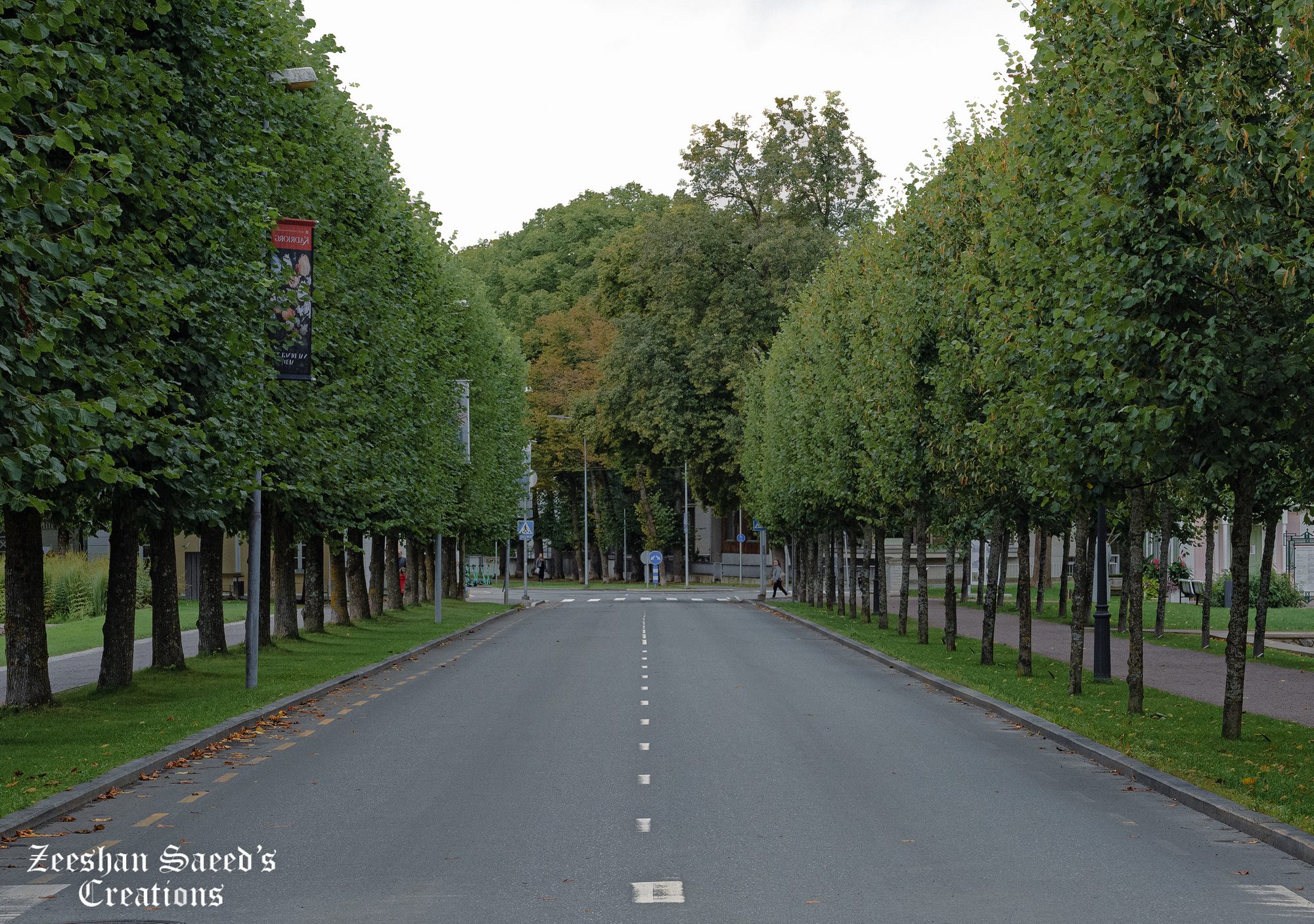 Kadriorg Park avenue in early autumn