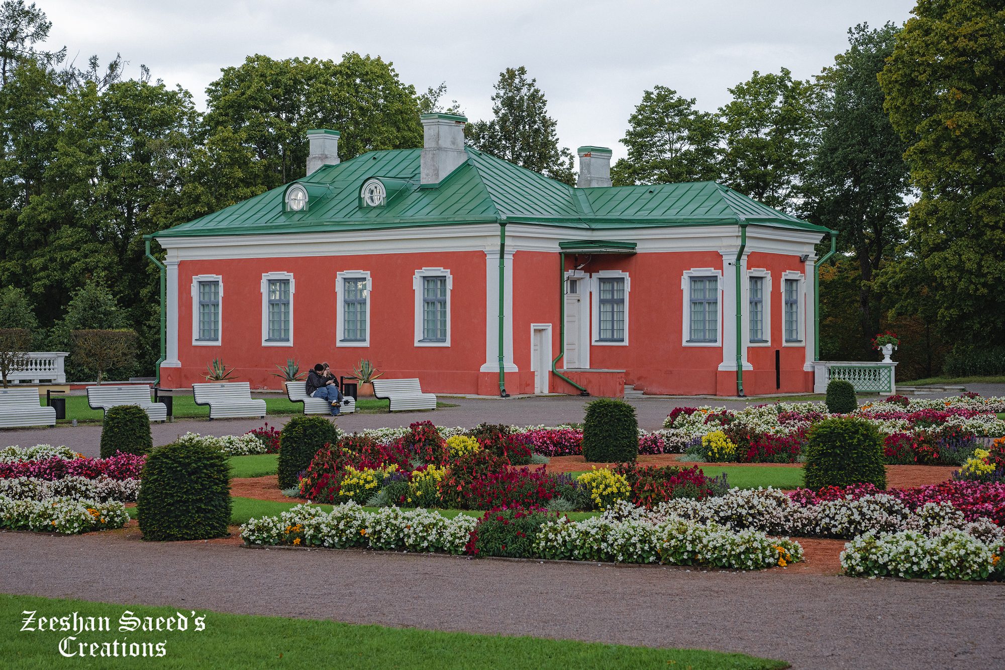 Red pavilion beside the flower garden, Kadriorg