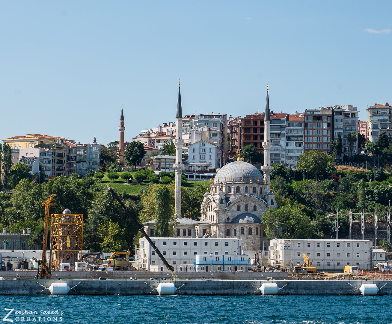 Nusretiye Mosque at Tophane, from the water