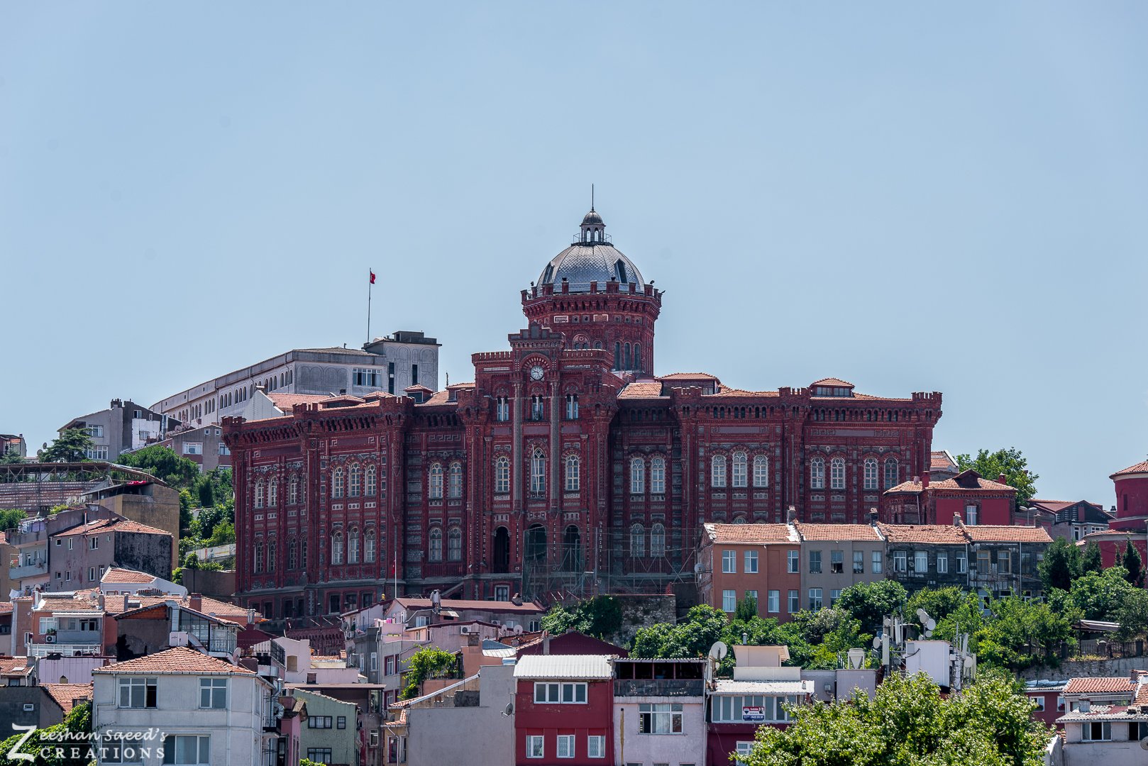 The red-brick Phanar Greek Orthodox College in Fener