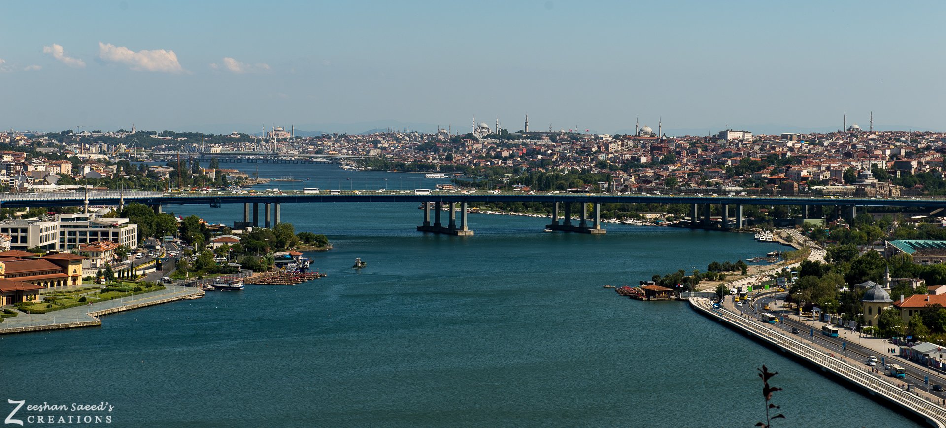 The Golden Horn from Pierre Loti Hill