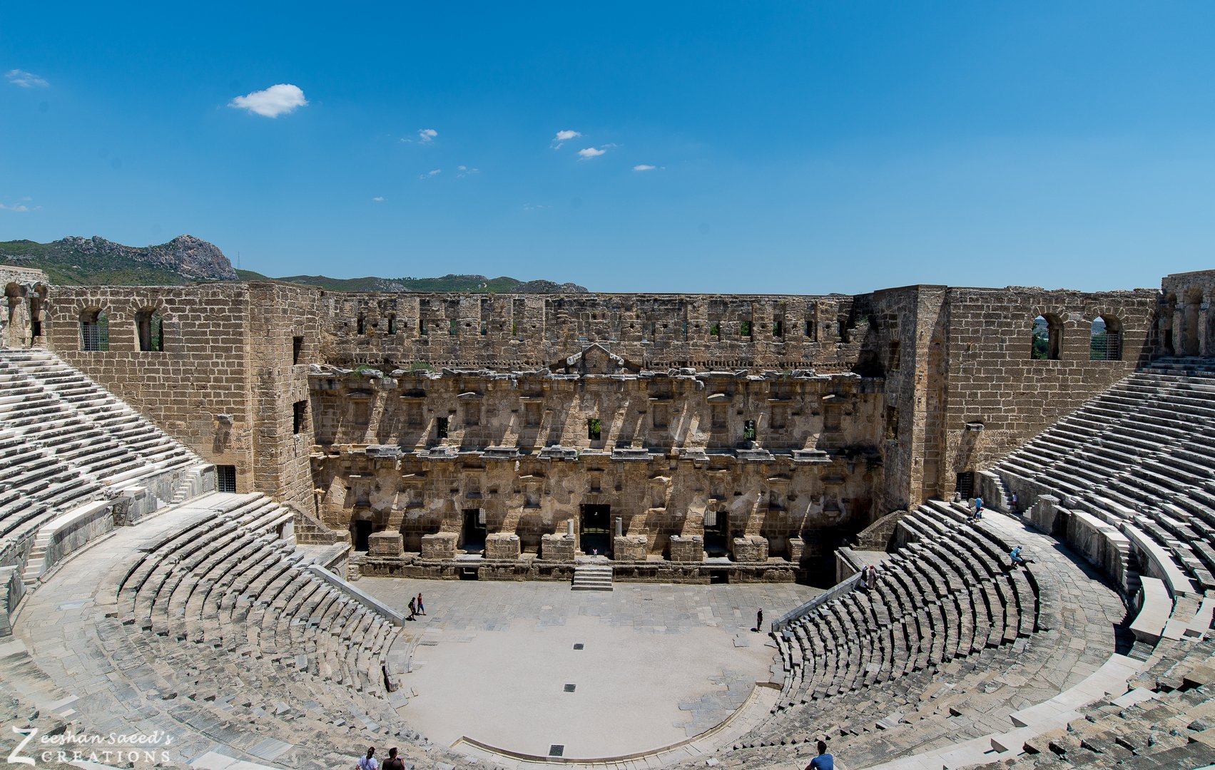 The Roman theatre at Aspendos