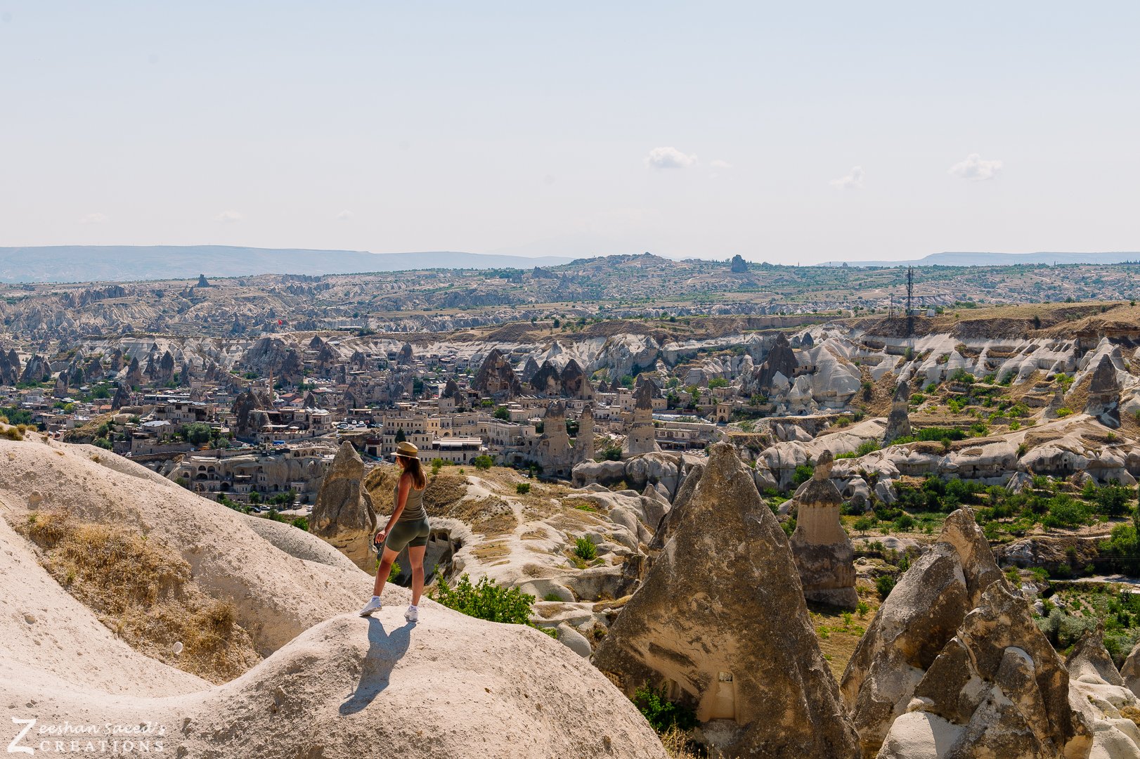 Looking out over Göreme's fairy chimneys