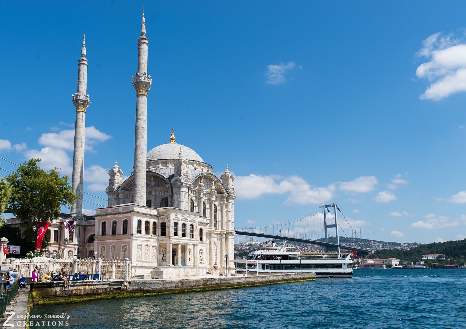 Ortaköy Mosque and the Bosphorus Bridge