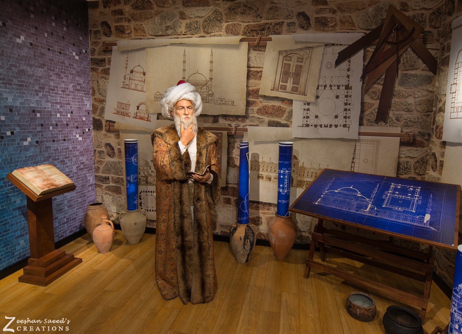 Mimar Sinan, the Ottoman architect, at Madame Tussauds