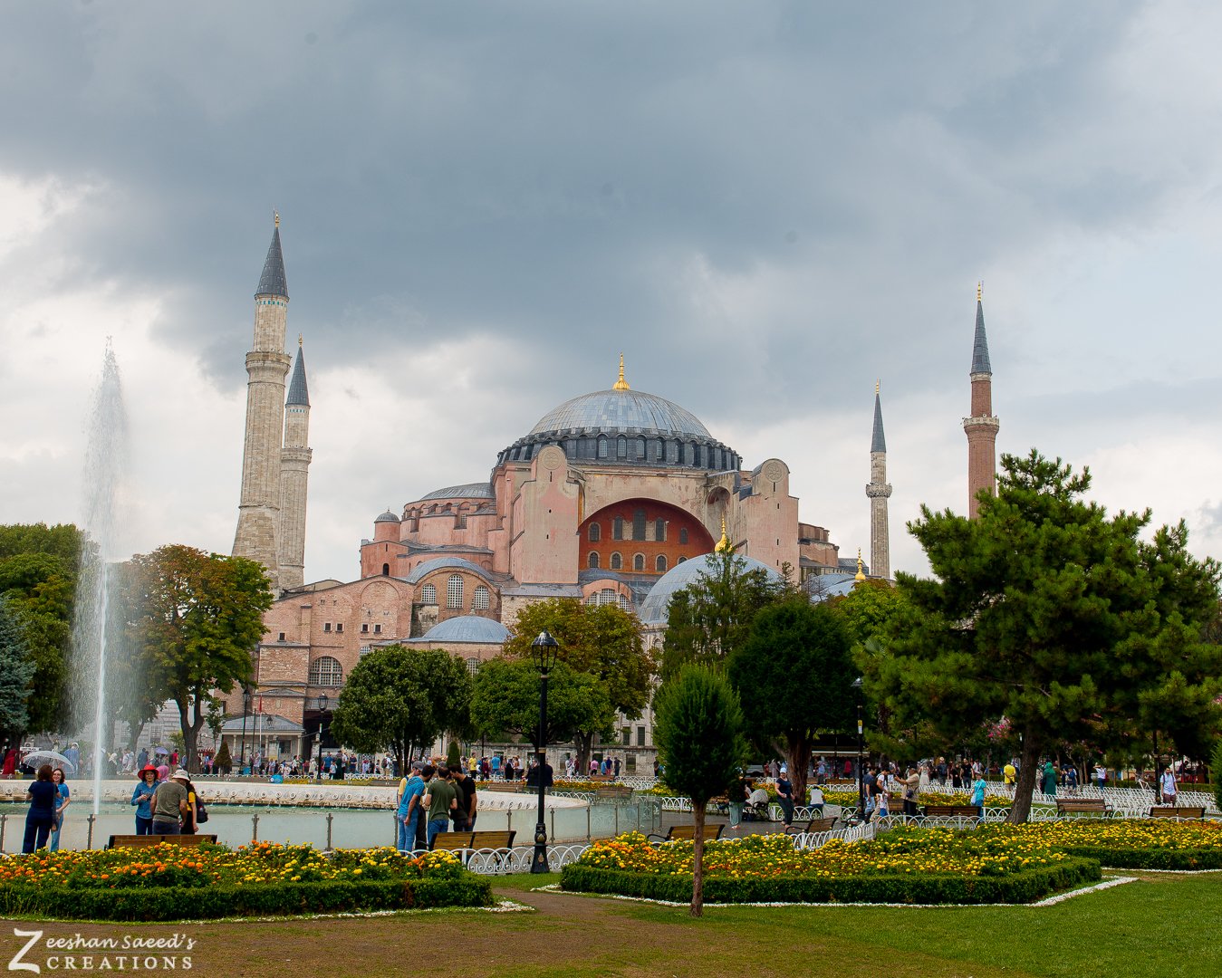 Hagia Sophia from Sultanahmet Park